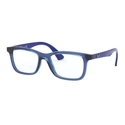 Ray-Ban Eyeglasses Children Rb1562 Optics Kids - Blue Frame Clear Lenses Polarized 48-16