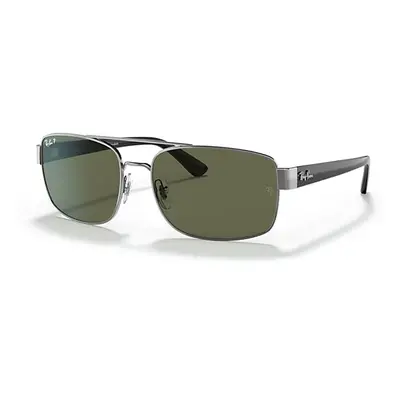 Ray-Ban Sunglasses Man Rb3687 - Black Frame Green Lenses Polarized 58-17