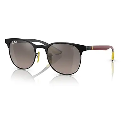 Ray-Ban Sunglasses Unisex Scuderia Ferrari Monza Ltd | Rb8327m - Dark Red On Carbon Frame Silver