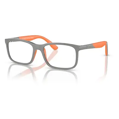 Ray-Ban Eyeglasses Children Rb1621 Optics Kids Bio-based - Grey On Orange Frame Clear Lenses Pol