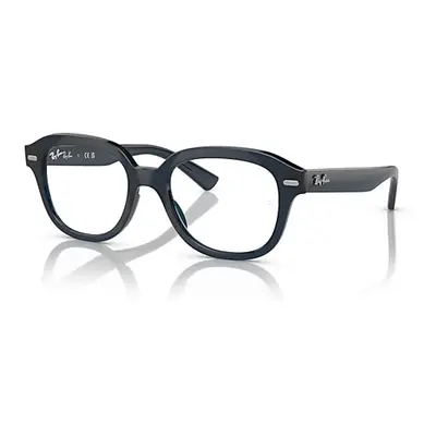 Ray-Ban Eyeglasses Unisex Erik Optics - Opal Dark Blue Frame Clear Lenses Polarized 49-19