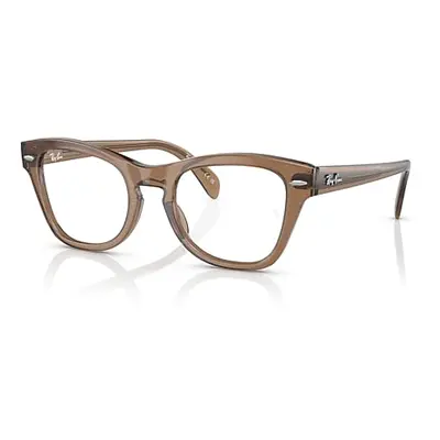 Ray-Ban Eyeglasses Unisex Rb0707 Optics - Transparent Light Brown Frame Clear Lenses Polarized 5