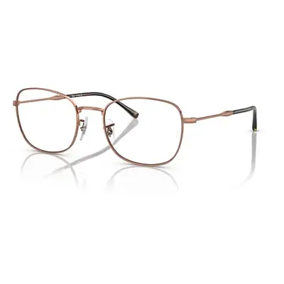 Ray-Ban Eyeglasses Unisex Rb6497 Optics - Rose Gold Frame Clear Lenses Polarized 53-20