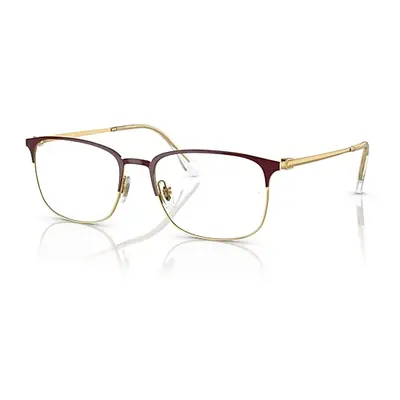 Ray-Ban Eyeglasses Man Rb6494 Optics - Gold Frame Clear Lenses Polarized 54-18