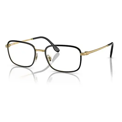 Ray-Ban Eyeglasses Man Rb6495 Optics - Gold Frame Clear Lenses Polarized 52-19