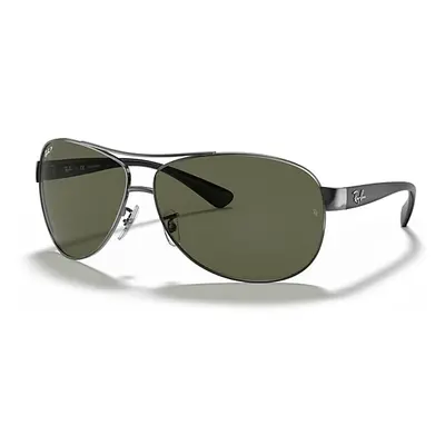 Ray-Ban Sunglasses Man Rb3386 - Gunmetal Frame Green Lenses Polarized 67-13