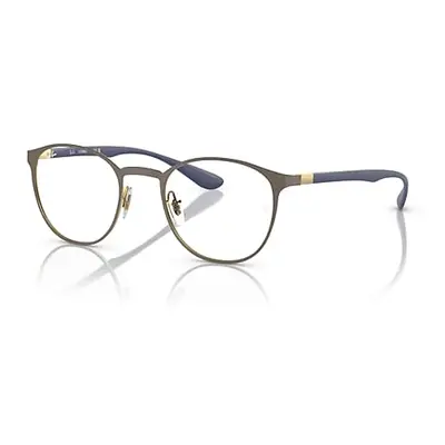 Ray-Ban Eyeglasses Unisex Rb6355 Optics - Gold Frame Demo Lens Lenses Polarized 50-20