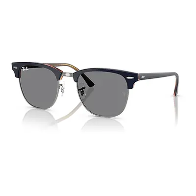 Ray-Ban Sunglasses Unisex Clubmaster Classic - Blue On Red Havana Frame Grey Lenses 49-21