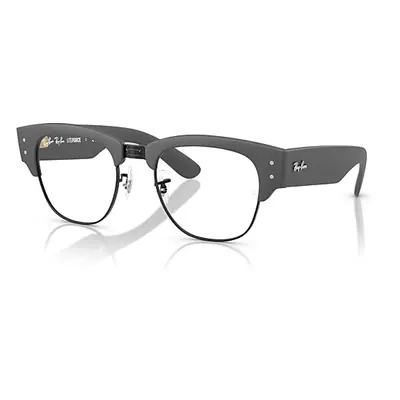 Ray-Ban Eyeglasses Unisex Mega Clubmaster Optics Liteforce - Sand Grey Frame Clear Lenses Polari