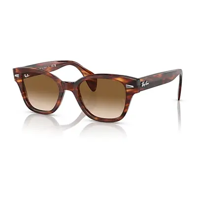 Ray-Ban Sunglasses Unisex Rb0880s - Striped Havana Frame Brown Lenses 52-19