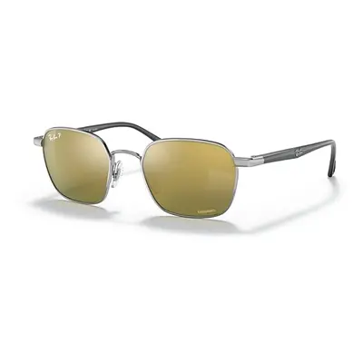 Ray-Ban Sunglasses Man Rb3664ch Chromance - Transparent Grey Frame Green Lenses Polarized 50-19