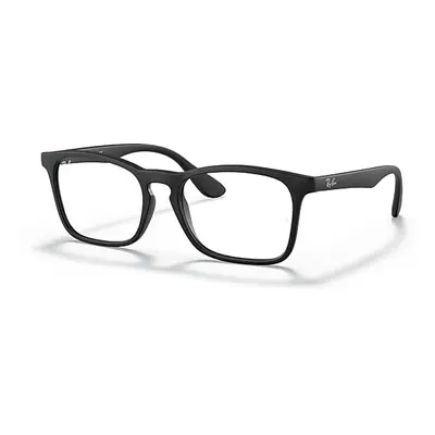 Ray-Ban Eyeglasses Children Rb1553 Optics Kids - Black Frame Clear Lenses Polarized 48-16