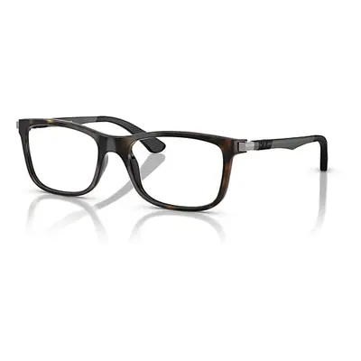 Ray-Ban Eyeglasses Children Rb1549 Optics Kids - Gunmetal/rubber Black Frame Clear Lenses Polari