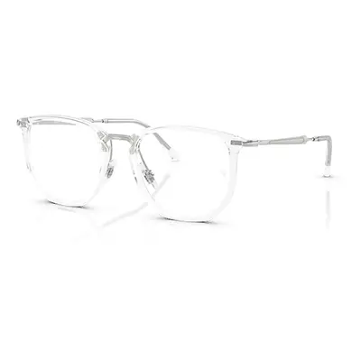 Ray-Ban Eyeglasses Unisex Rb4451v Optics - Silver Frame Clear Lenses Polarized 53-20