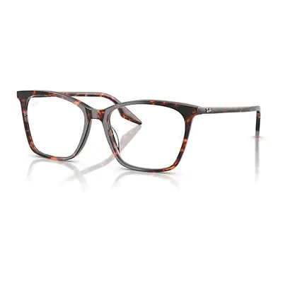 Ray-Ban Eyeglasses Woman Rb5422 Optics - Havana Red Tortoiseshell Frame Clear Lenses Polarized 5