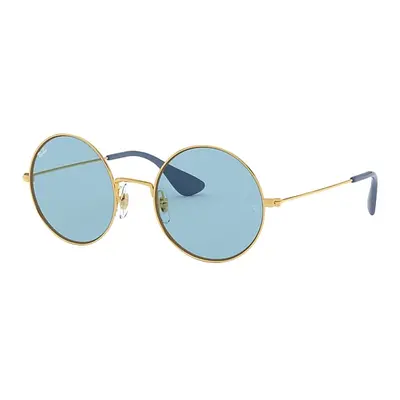 Ray-Ban Sunglasses Woman Ja-jo - Arista Gold Frame Blue Lenses 55-20