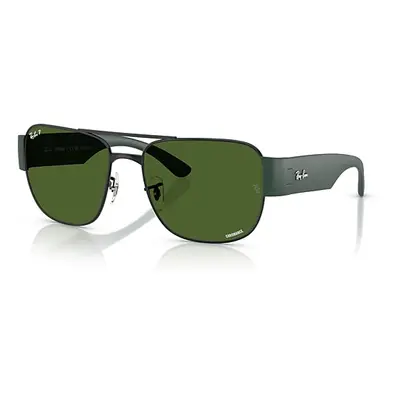 Ray-Ban Sunglasses Unisex Rb3756ch Chromance - Sand Black Frame Green Lenses Polarized 59-18