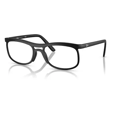 Ray-Ban Eyeglasses Unisex Rb7254 Optics Liteforce - Sand Black Frame Clear Lenses Polarized 56-2