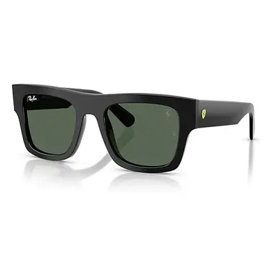 Ray-Ban Sunglasses Unisex Rb2217m Scuderia Ferrari Collection - Black Frame Green Lenses 53-21