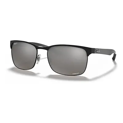 Ray-Ban Sunglasses Man Rb8319ch Chromance - Black Frame Silver Lenses Polarized 60-18