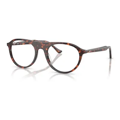 Ray-Ban Eyeglasses Unisex Rb5441 Optics - Havana Red Tortoiseshell Frame Clear Lenses Polarized 