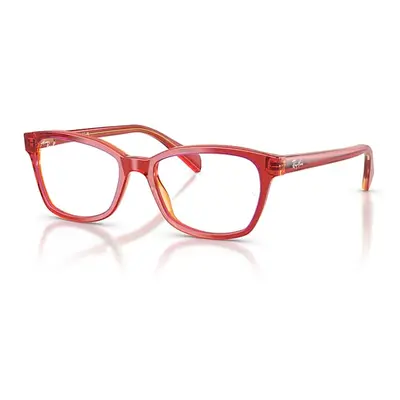 Ray-Ban Eyeglasses Children Rb1591 Optics Kids - Transparent Red/yellow Frame Clear Lenses Polar