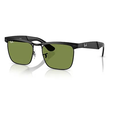 Ray-Ban Sunglasses Unisex Wayfarer Deluxe - Matte Black Frame Green Lenses 53-18