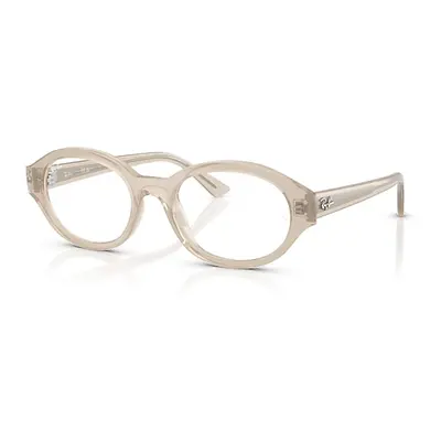 Ray-Ban Eyeglasses Unisex Shilo Optics Bio-based - Cloudy Warm White Frame Clear Lenses Polarize