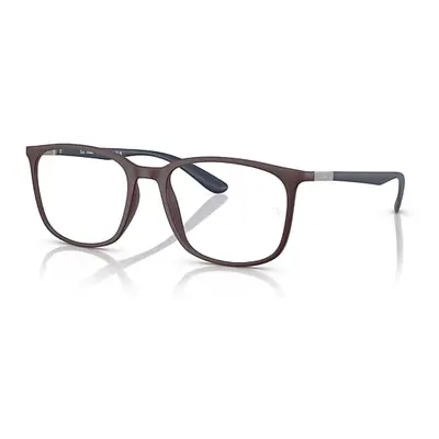 Ray-Ban Eyeglasses Unisex Rb7199 Optics Liteforce - Matte Dark Blue Frame Clear Lenses Polarized