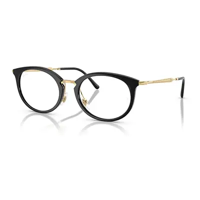 Ray-Ban Eyeglasses Unisex Rb7255 Optics - Arista Gold Frame Clear Lenses Polarized 51-20