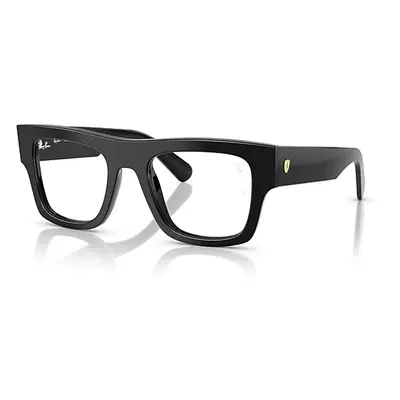 Ray-Ban Eyeglasses Unisex Rb5517m Optics Scuderia Ferrari Collection - Black Frame Clear Lenses 