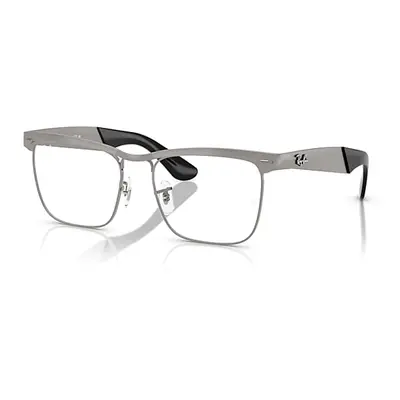 Ray-Ban Eyeglasses Unisex Wayfarer Deluxe Optics - Sandblasted Gunmetal Frame Clear Lenses Polar