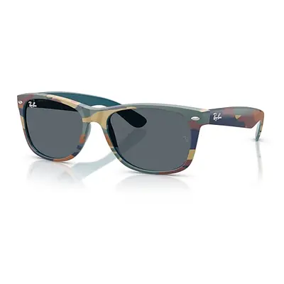 Ray-Ban Sunglasses Unisex New Wayfarer Classic - Blue/blue Camouflage Frame Blue Lenses 55-18