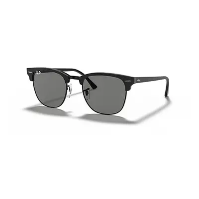 Ray-Ban Sunglasses Unisex Clubmaster Marble - Black Frame Grey Lenses 49-21