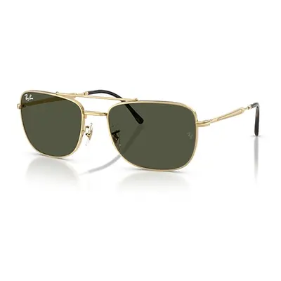 Ray-Ban Sunglasses Unisex Rb3755 - Arista Gold Frame Green Lenses 62-19