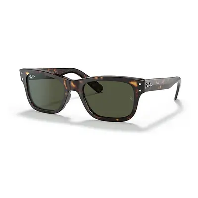 Ray-Ban Sunglasses Man Burbank - Havana Frame Green Lenses 52-20