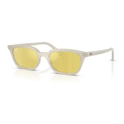 Ray-Ban Sunglasses Unisex Zaya Bio-based - Cloudy Warm White Frame Yellow Lenses 50-19