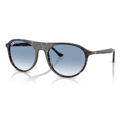 Ray-Ban Sunglasses Unisex Rb2215 - Havana Blue Tortoiseshell Frame Blue Lenses 59-20