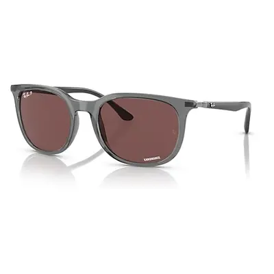 Ray-Ban Sunglasses Unisex Rb4386 - Gunmetal Frame Violet Lenses Polarized 54-20