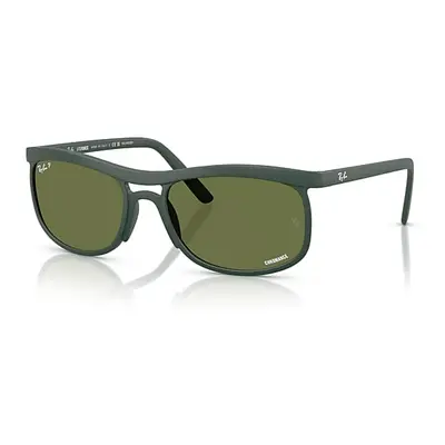 Ray-Ban Sunglasses Unisex Rb4452ch Chromance Liteforce - Sand Green Frame Green Lenses Polarized