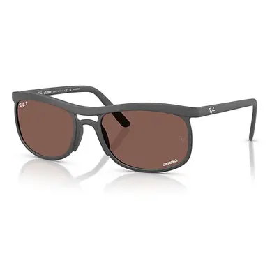 Ray-Ban Sunglasses Unisex Rb4452ch Chromance Liteforce - Sand Grey Frame Violet Lenses Polarized