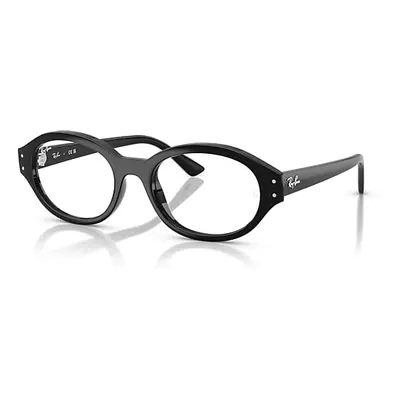 Ray-Ban Eyeglasses Unisex Shilo Optics Bio-based - Black Frame Clear Lenses Polarized 52-20