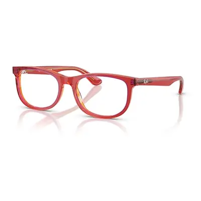 Ray-Ban Eyeglasses Children Rb1642 Optics Kids - Transparent Red/yellow Frame Clear Lenses Polar