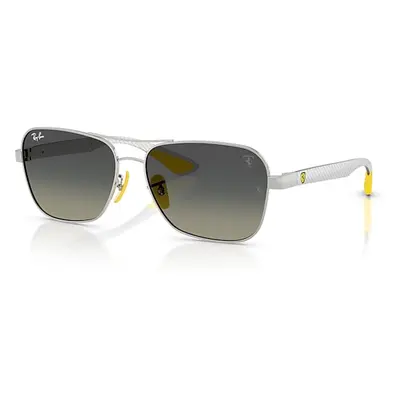 Ray-Ban Sunglasses Unisex Rb8336m Scuderia Ferrari Collection - Light Carbon Frame Grey Lenses 5