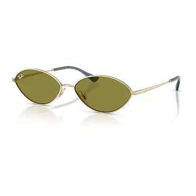 Ray-Ban Sunglasses Unisex Kai Bio-based - Pale Gold Frame Green Lenses 59-15