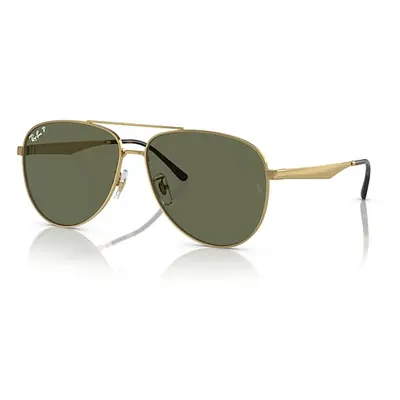 Ray-Ban Sunglasses Unisex Rb3712d - Arista Gold Frame Green Lenses Polarized 62-14