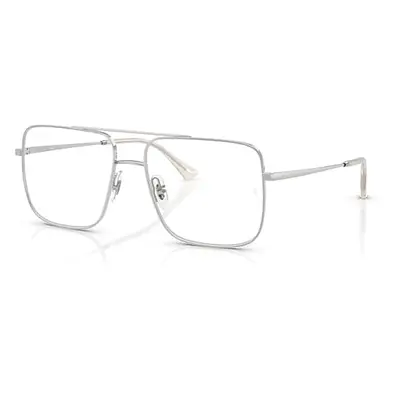 Ray-Ban Eyeglasses Unisex Ari Optics - Silver Frame Clear Lenses Polarized 54-16