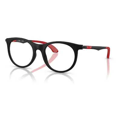 Ray-Ban Eyeglasses Children Rb9082v Optics Kids - Matte Black Frame Clear Lenses Polarized 45-17