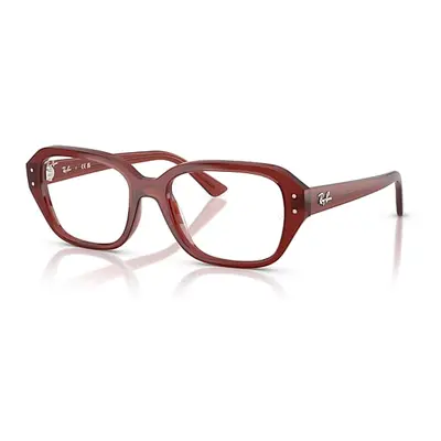 Ray-Ban Eyeglasses Unisex Shea Optics Bio-based - Rusty Brown Frame Clear Lenses Polarized 53-18