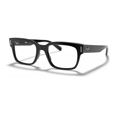 Ray-Ban Eyeglasses Man Jeffrey Optics - Black Frame Clear Lenses Polarized 53-20